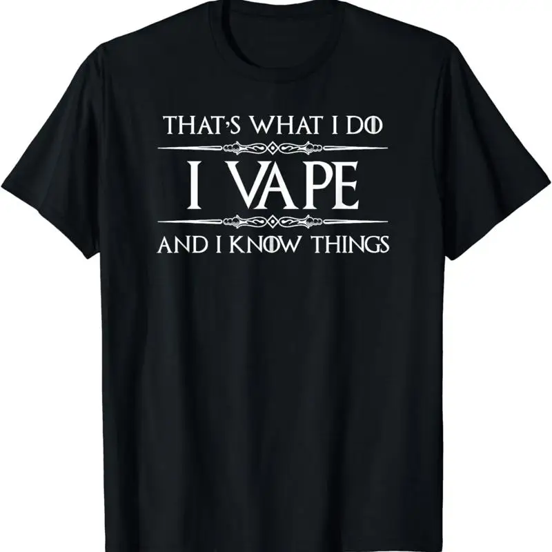 Vaping Area - Nouveau T-shirt humoristique pour vapoteurs :