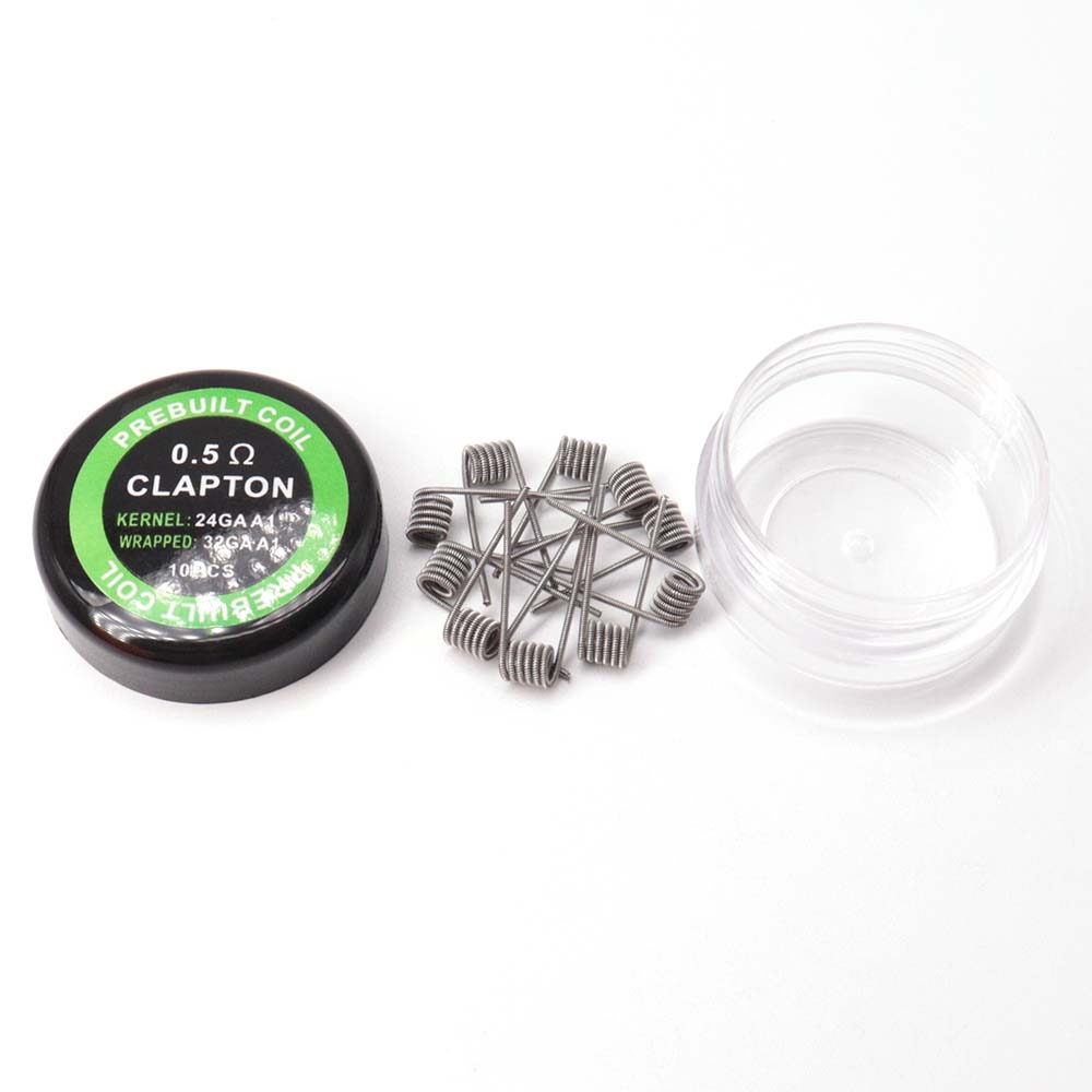 Clapton Wire Pre Built - 10 pièces de résistances pré-fabriquées torsadées